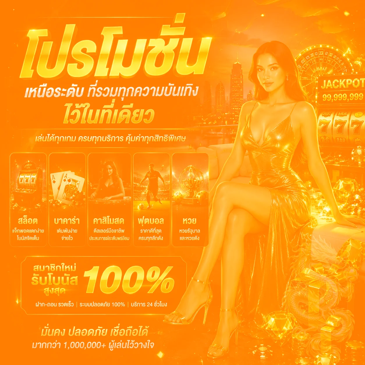 ภาพรวมบริการ bethub999 สล็อต คาสิโน กีฬา และหวย